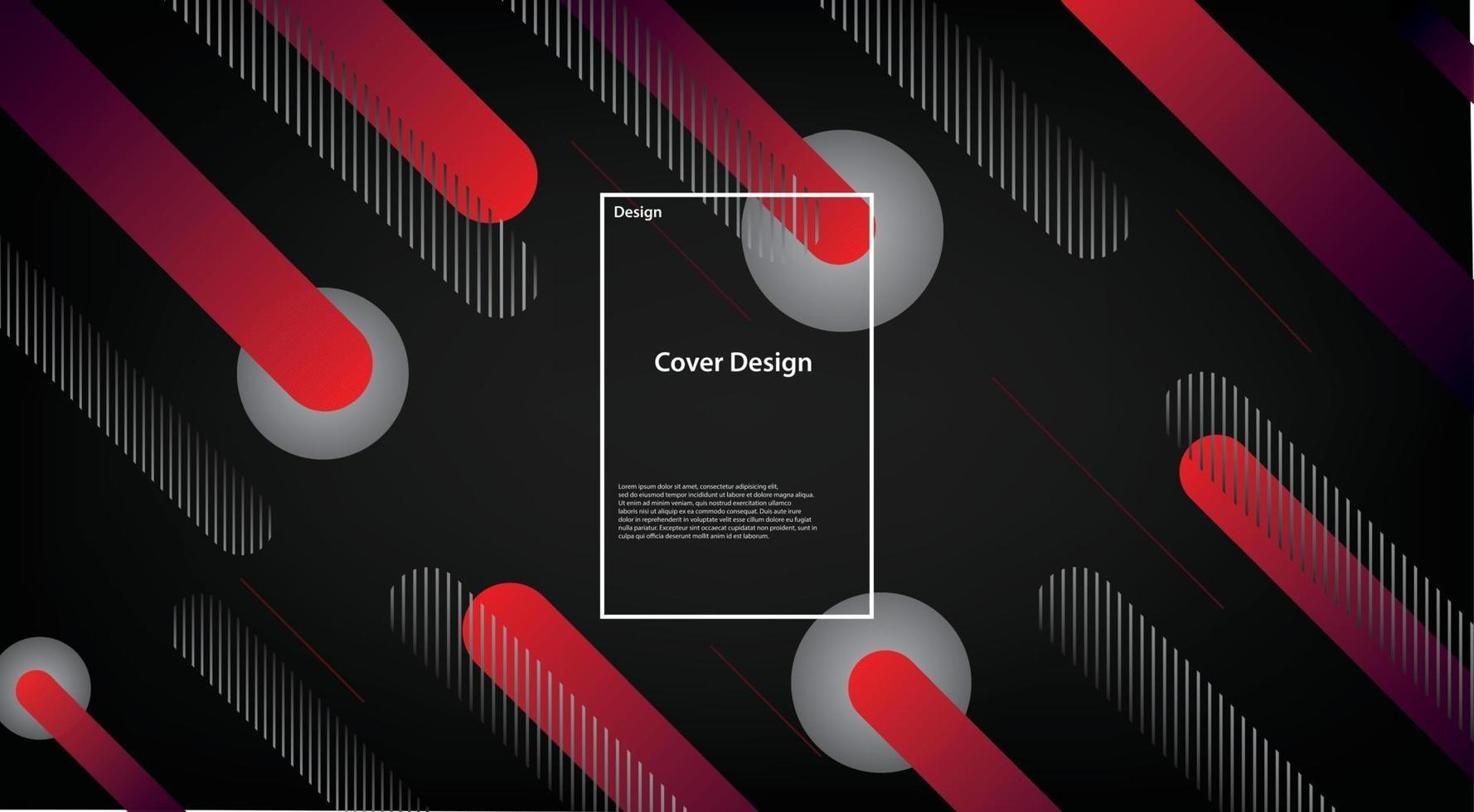 red and black background vector illustration