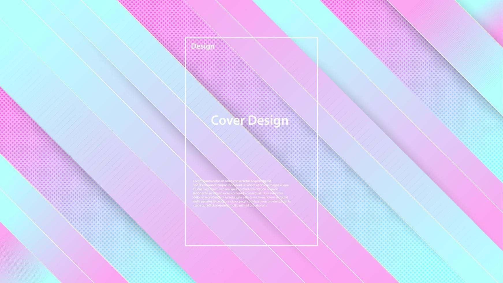 abstract pink and blue background with lines vector illustration