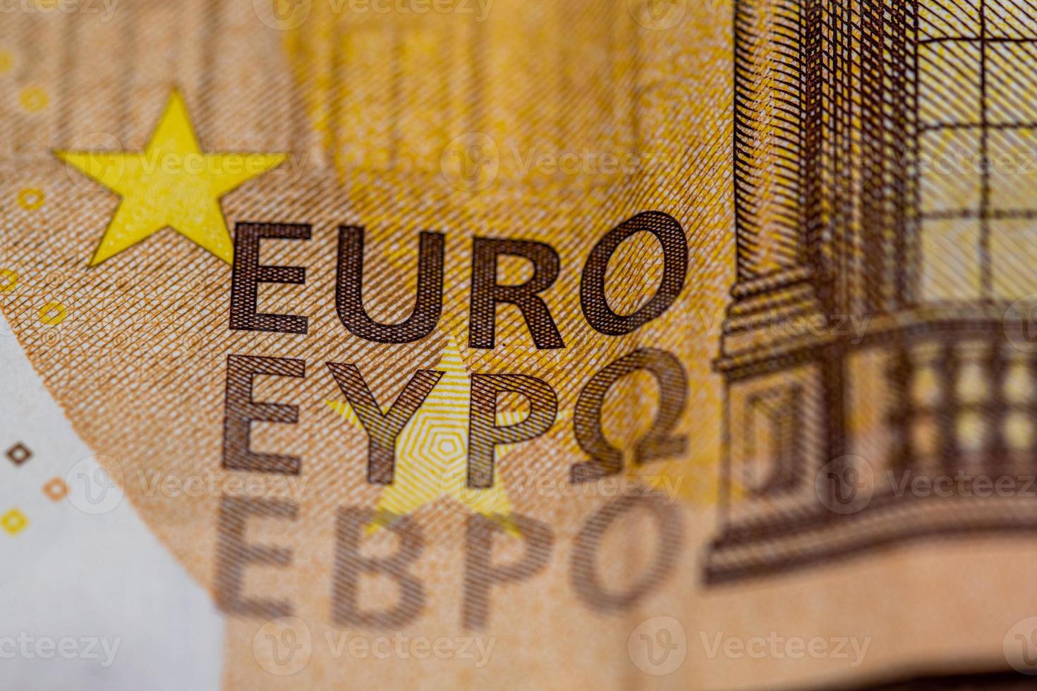 Detalle del billete de 50 euros foto