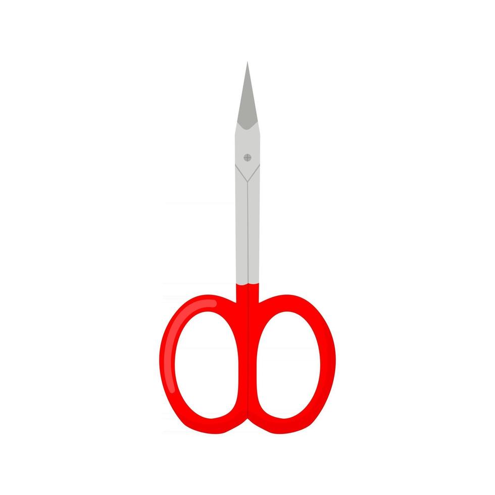 Manicure scissors icon.nail clippers. vector
