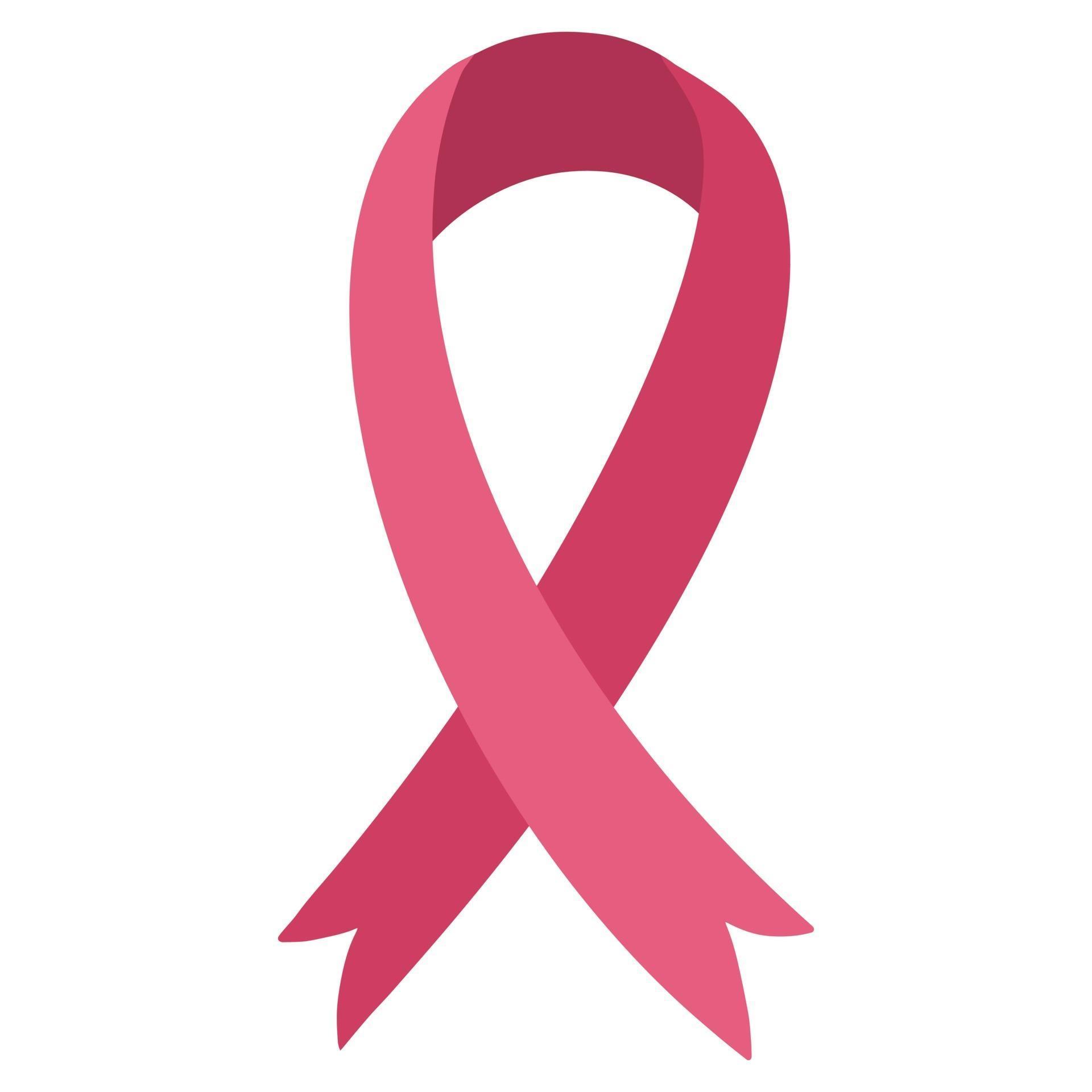 Pink Ribbon Breast Cancer Awareness Symbol Emblem Isolated On White 3222590 Vector Art At