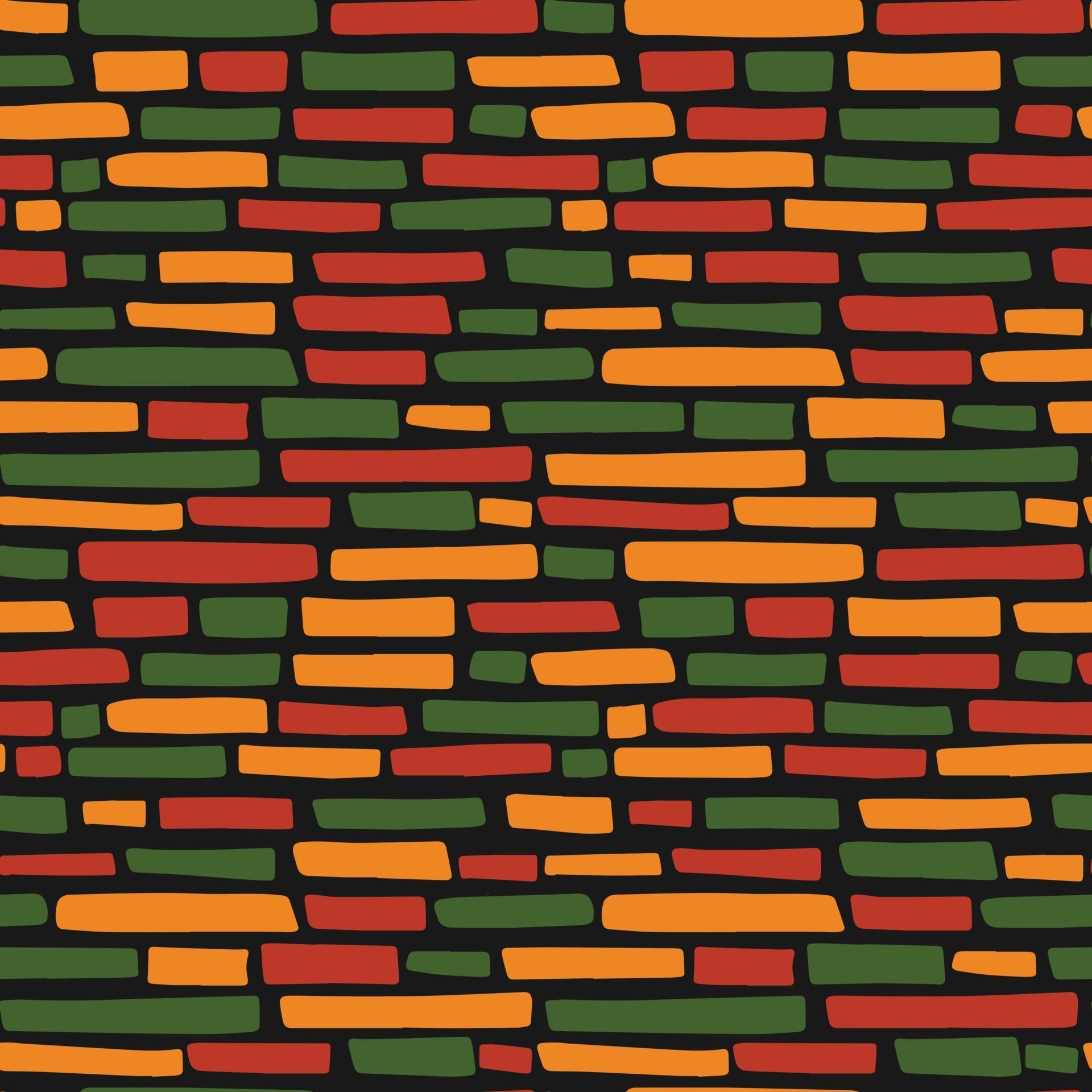 Abstract Kwanzaa, Black History Month, seamless pattern