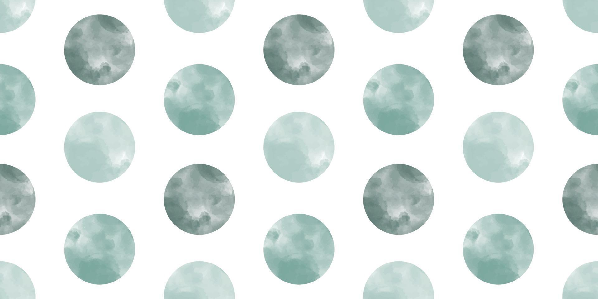 Seamless pattern background with abstract watercolor blue polka dots vector
