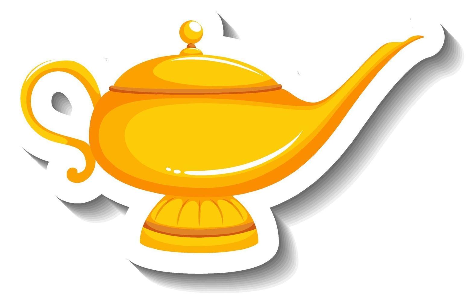 Genie Magic Lamp Cartoon Sticker 3222796 Vector Art at Vecteezy Genie Magic Lamp Cartoon Sticker 3222796 Vector Art at Vecteezy