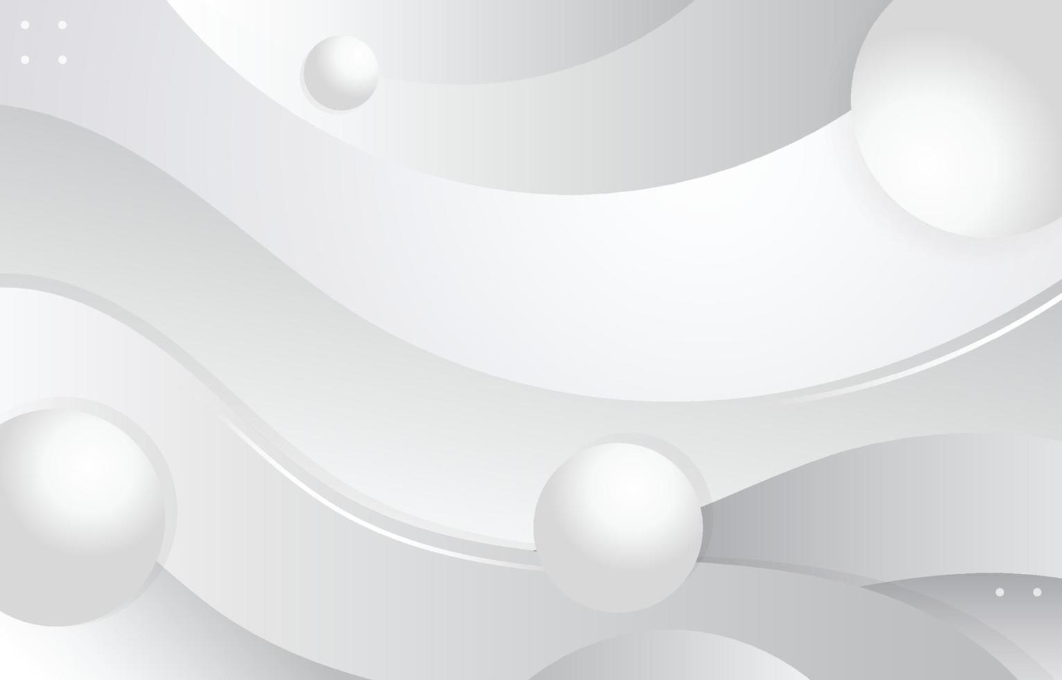 Abstract White Wave Background vector