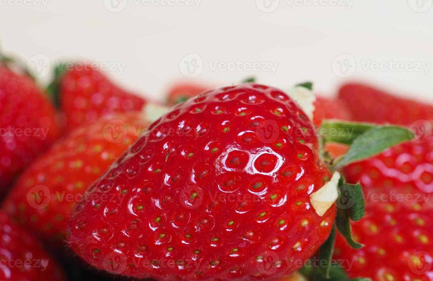 Strawberry close up photo