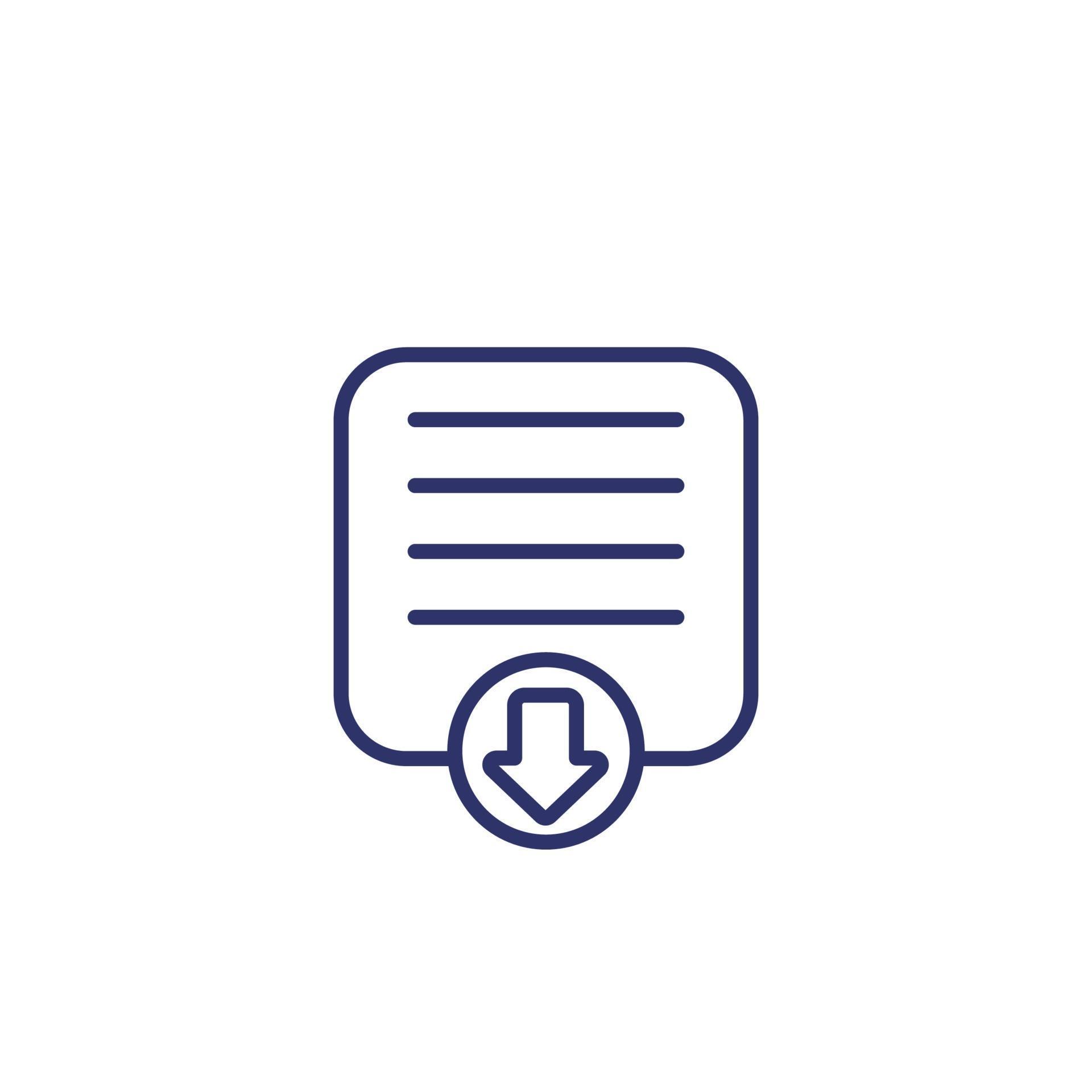 Download document download icon in line style 3223431 Vector Art at Vecteezy