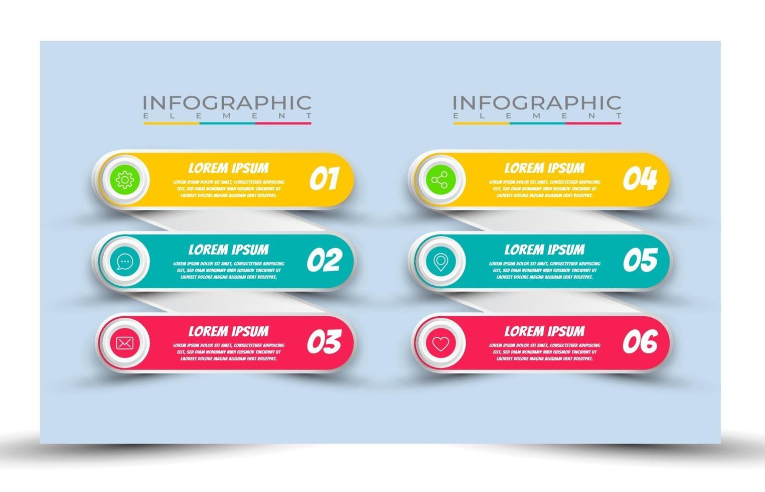 illustration vector design organization chart infographic
