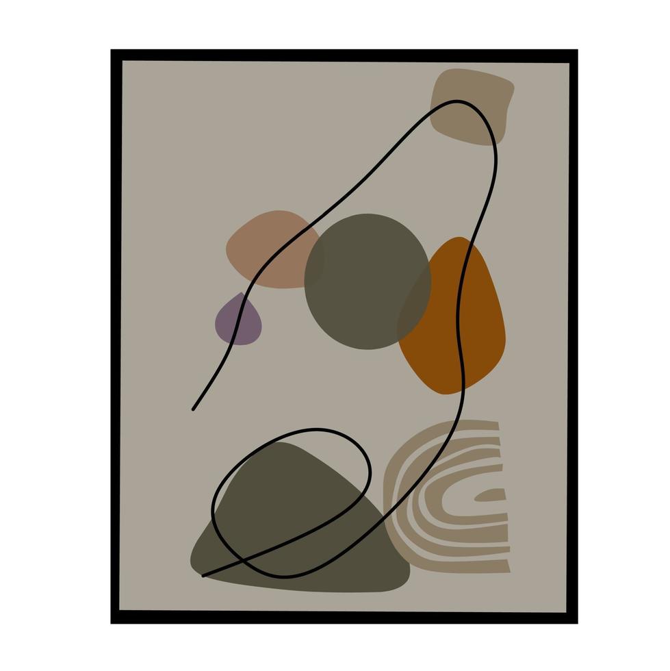 ilustraciones estéticas abstractas minimalistas vector