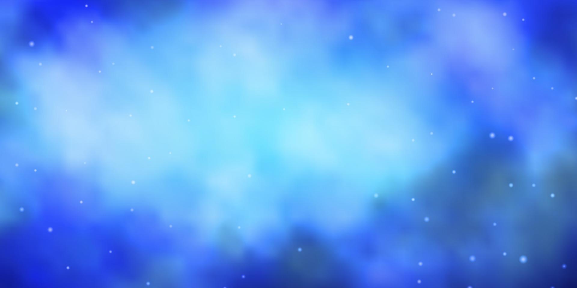 Light Blue, Red vector background with colorful stars.