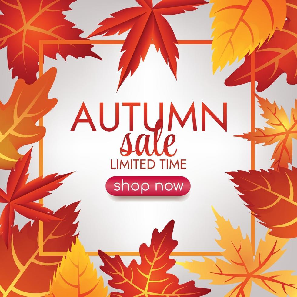 autumn season warm mood art vector