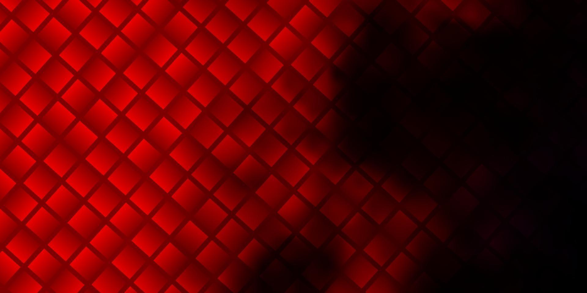 Telón de fondo de vector rojo oscuro con rectángulos.