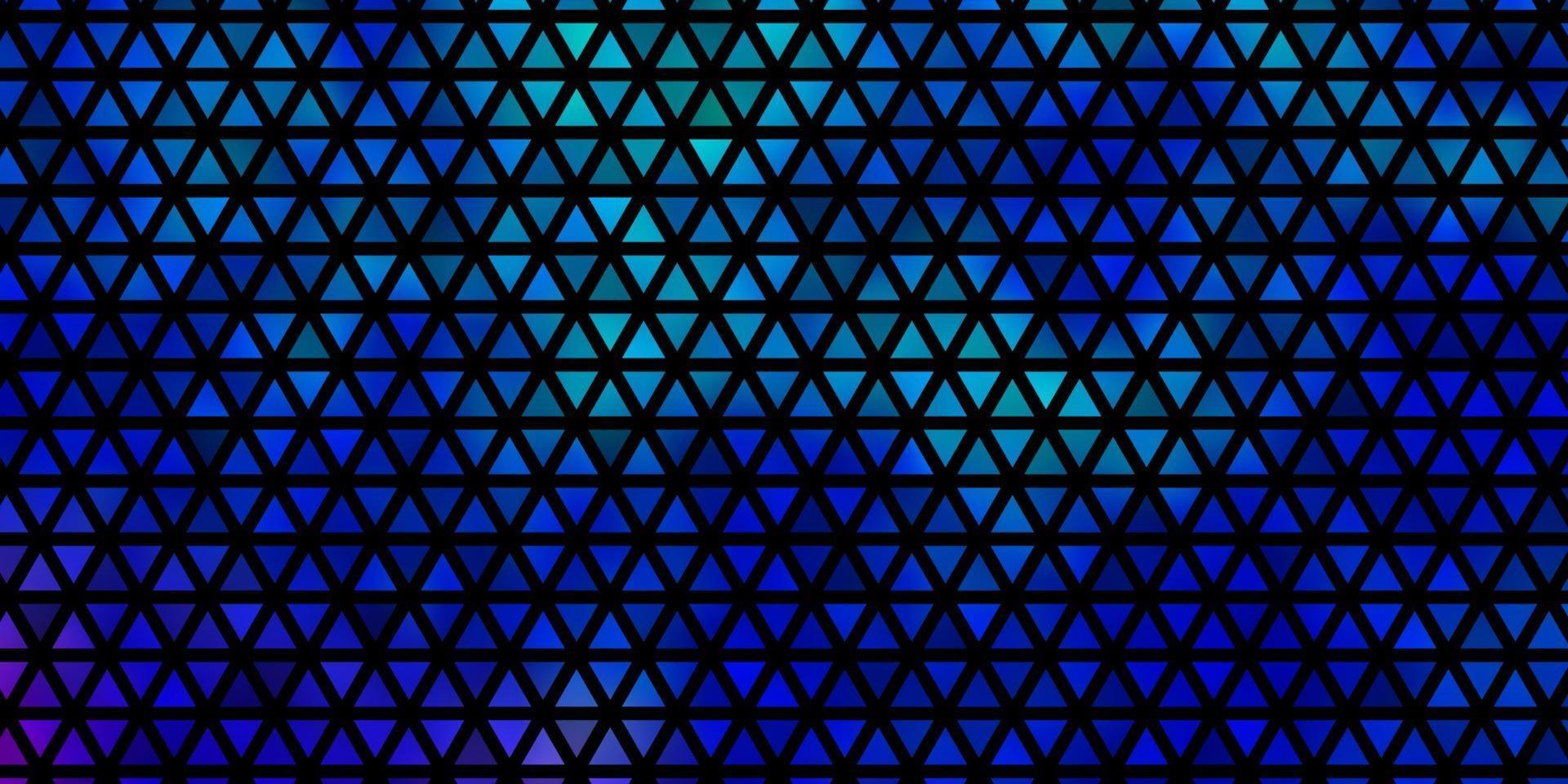 Light Pink, Blue vector background with triangles.