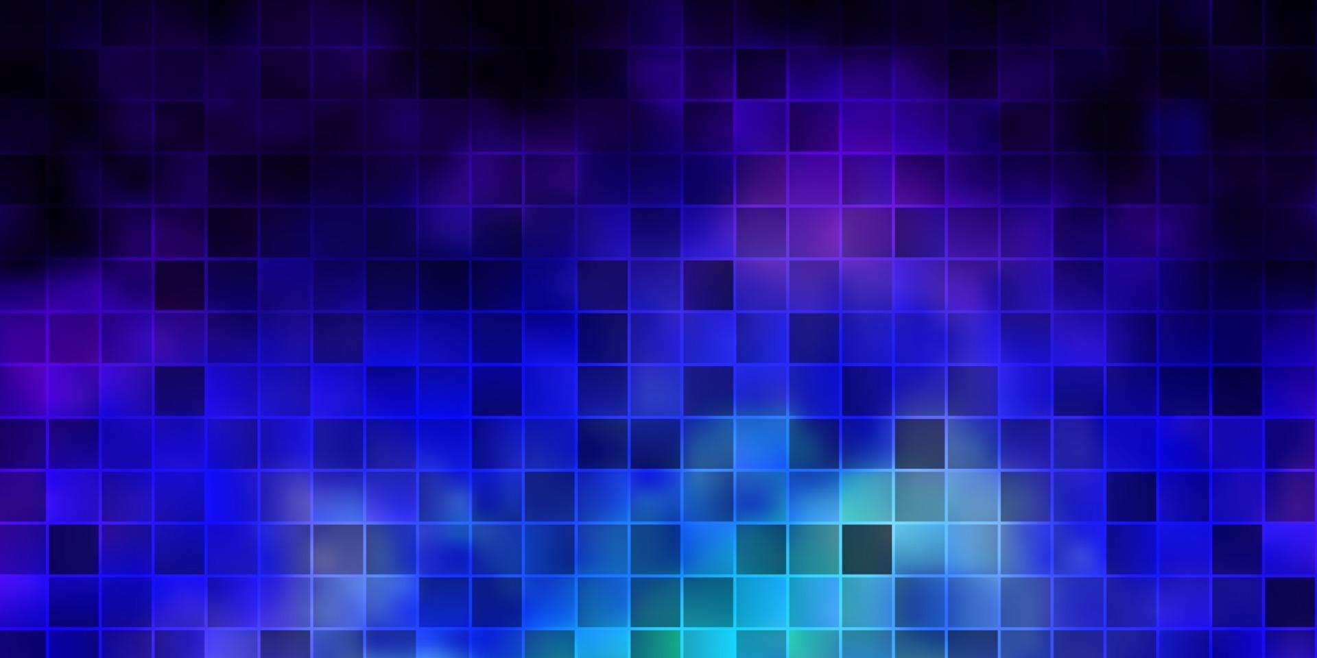 Dark Pink, Blue vector background with rectangles.