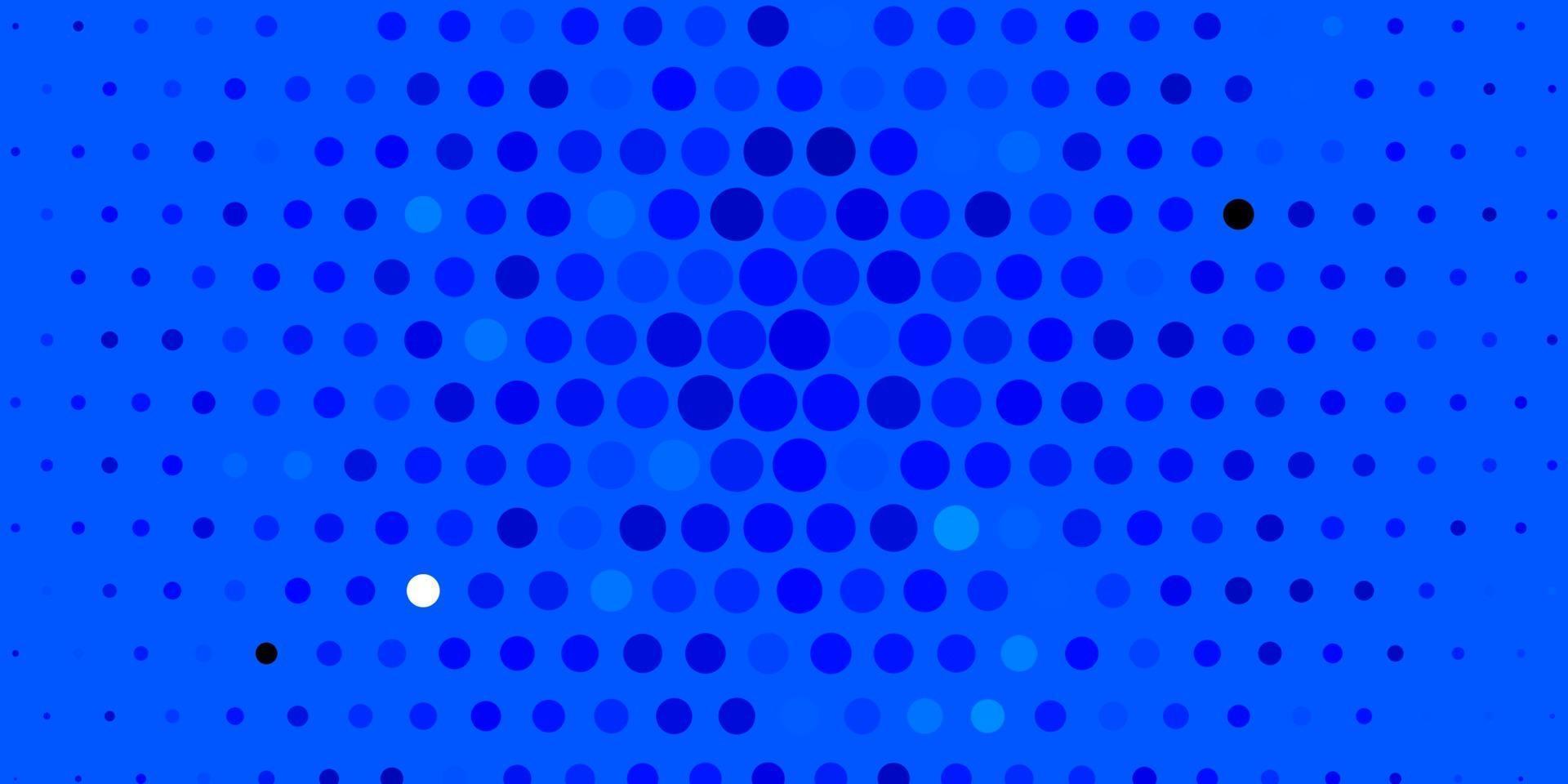 Dark BLUE vector background with spots.