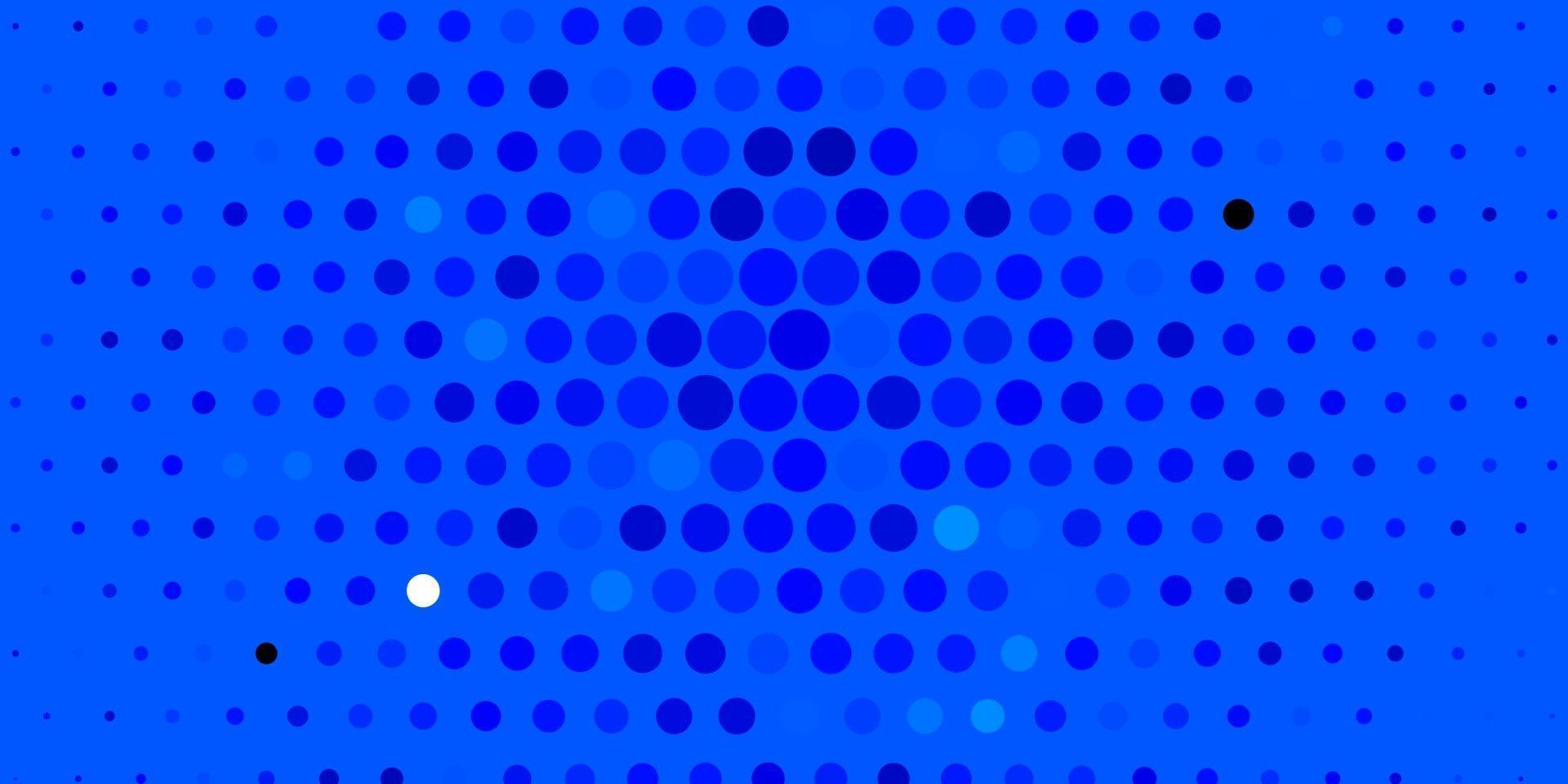 Dark BLUE vector background with spots.