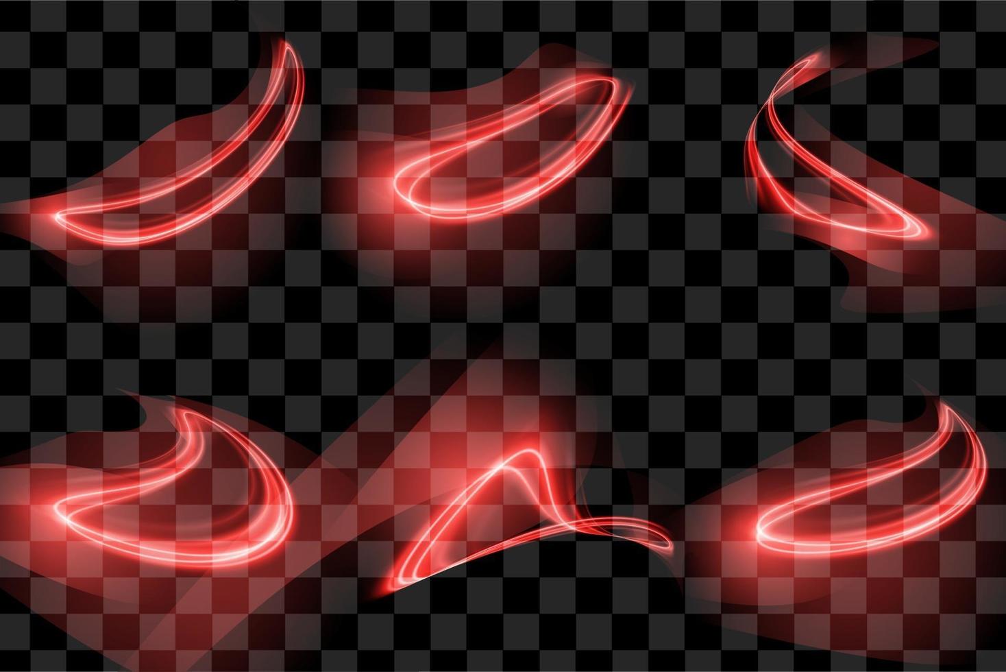 línea de luz efecto abstracto aislado eps vector rojo brillante gráfico