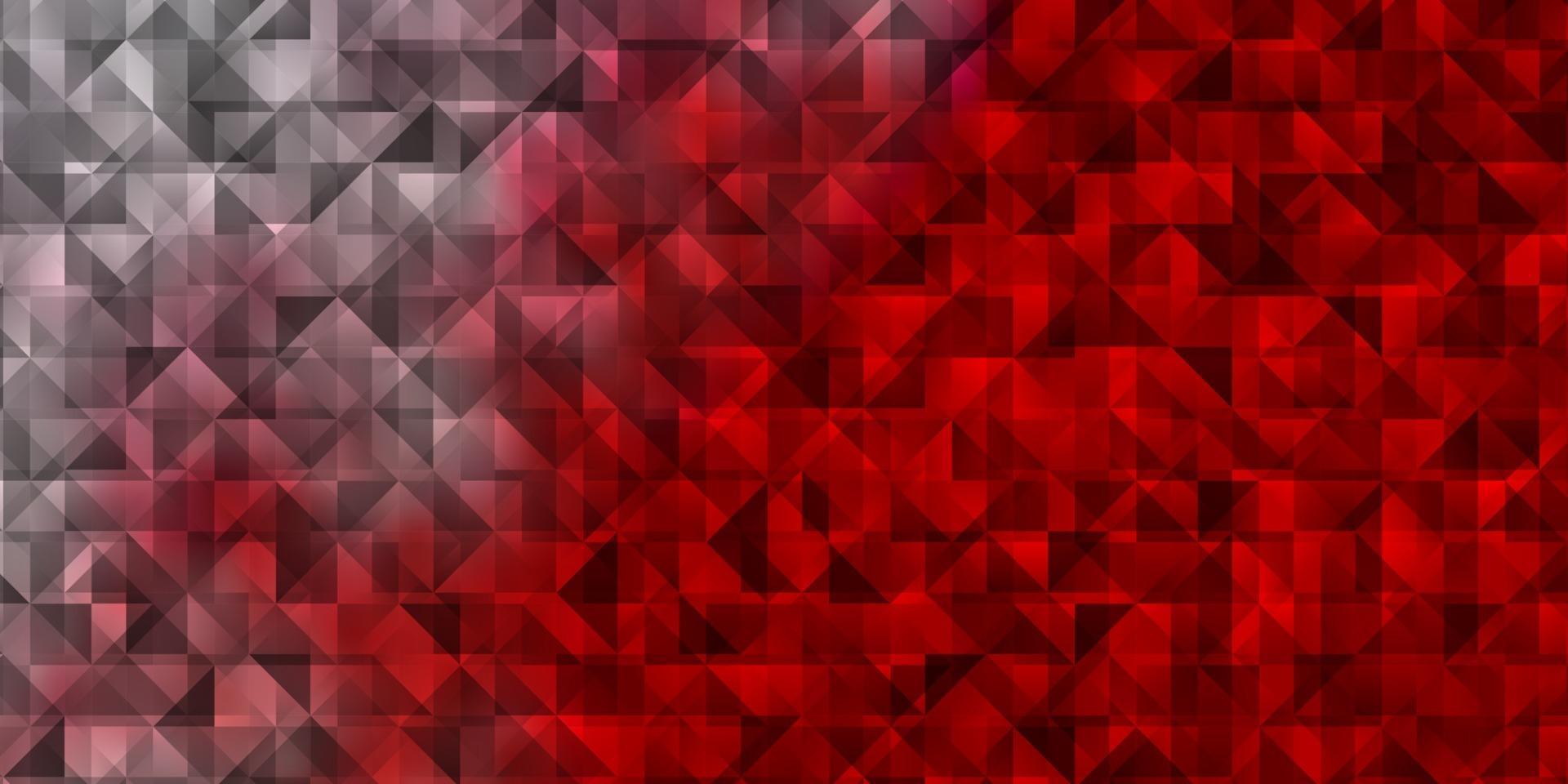 Fondo de vector rojo claro con estilo poligonal.