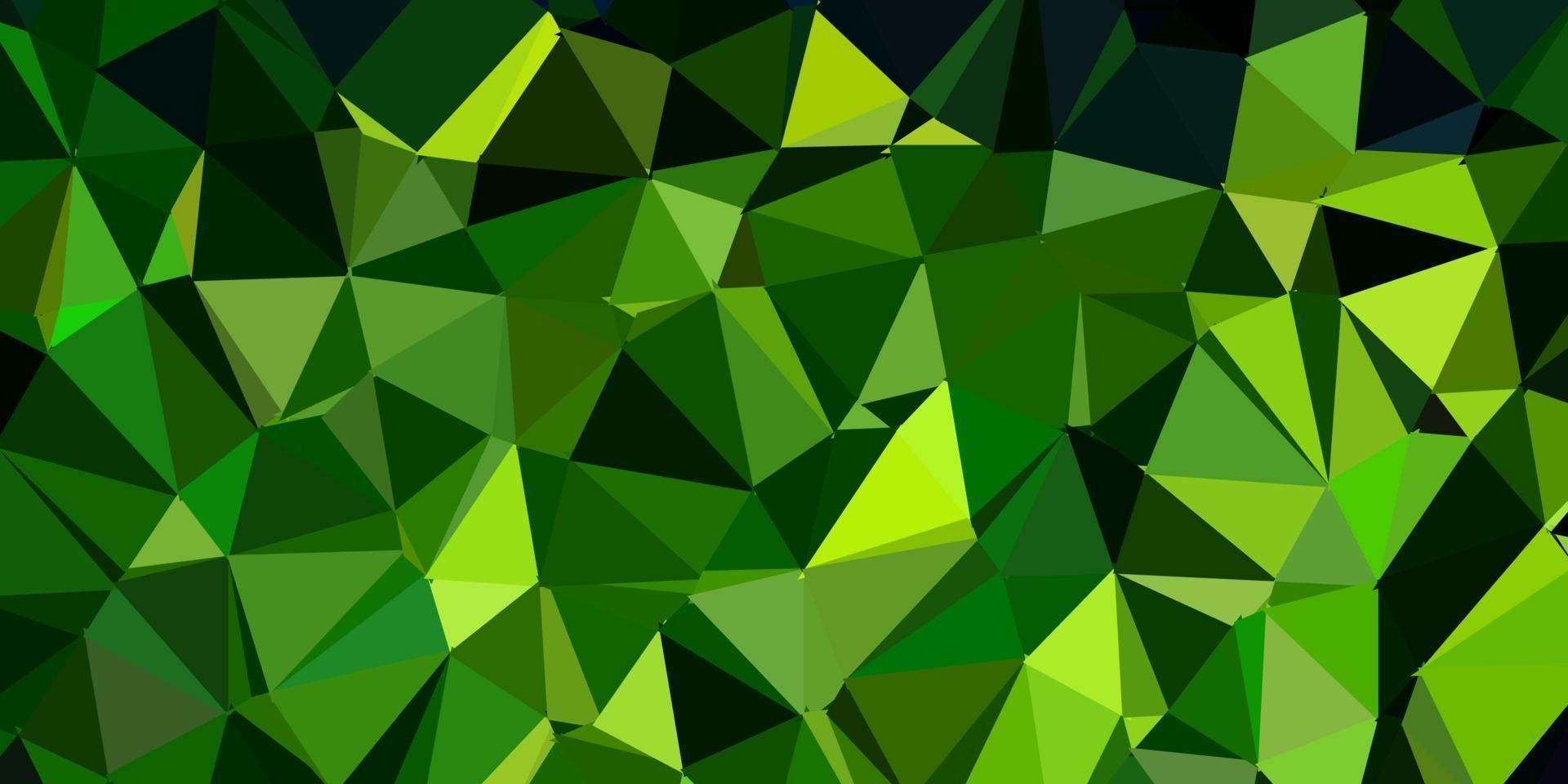 Dark blue, green vector poly triangle texture.