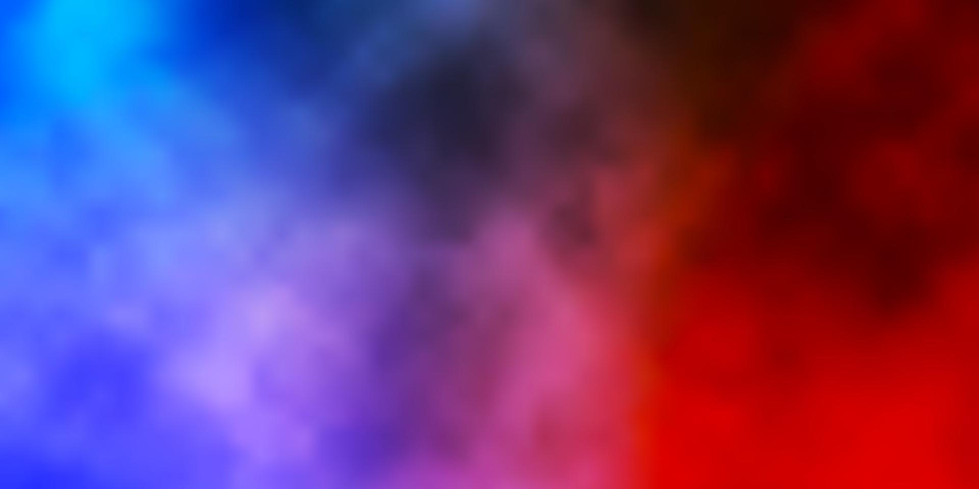 Light Blue, Red vector backdrop with cumulus. 3225609 Vector Art at