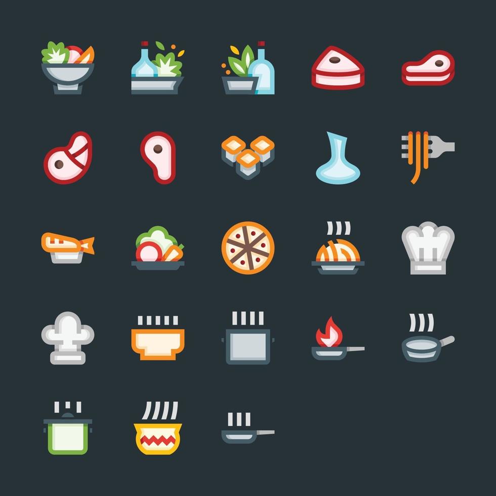 Restaurant Vector Icons