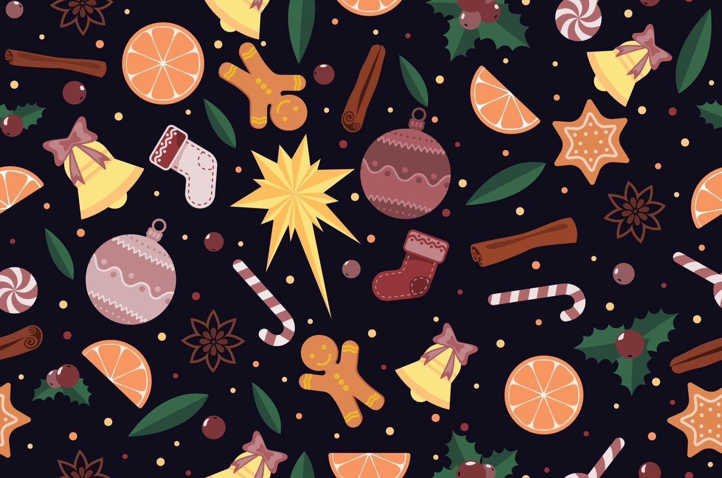 Christmas Seamless Pattern vector