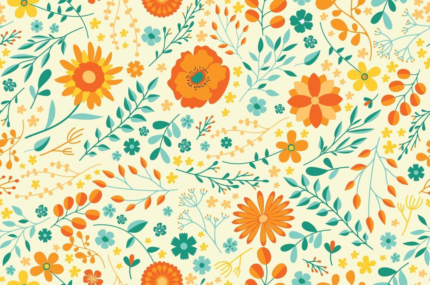 Summer Seamless Pattern vector