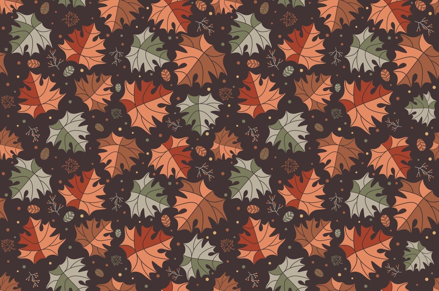 Maple Leaf Pattern vector