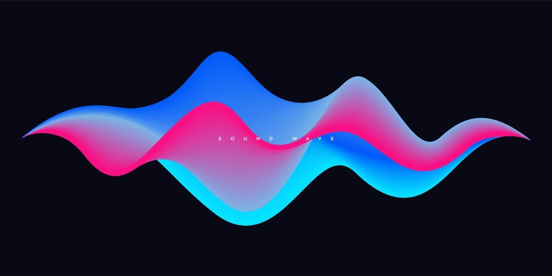 Dynamic colorful liquid wave vector background.