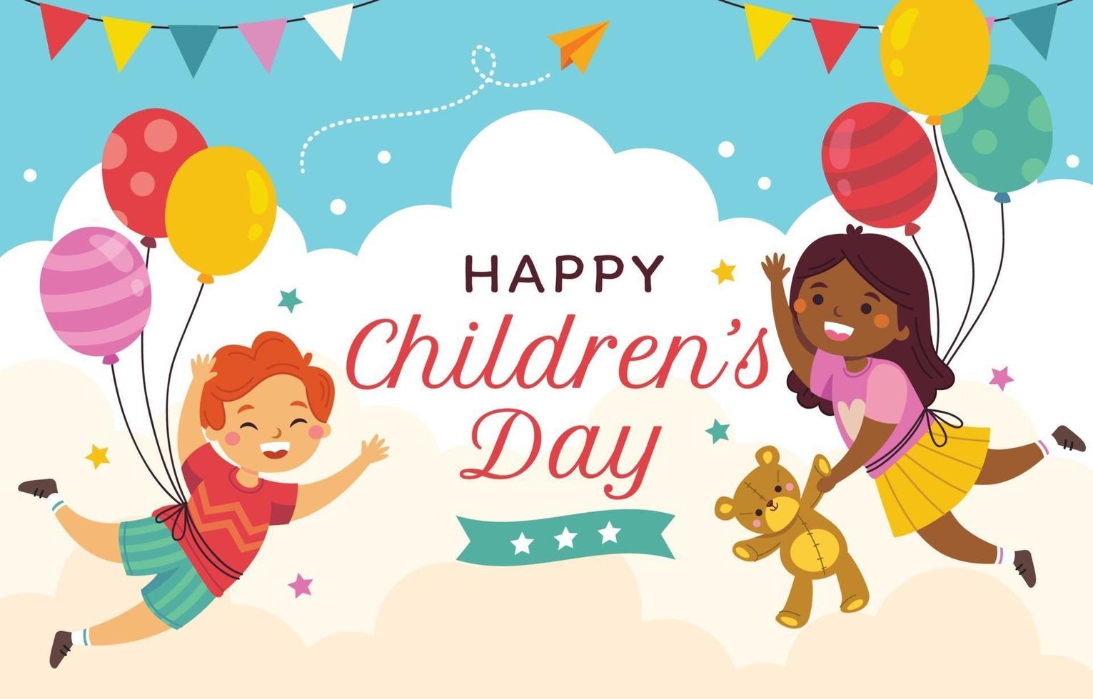 Happy Childrens Day vector