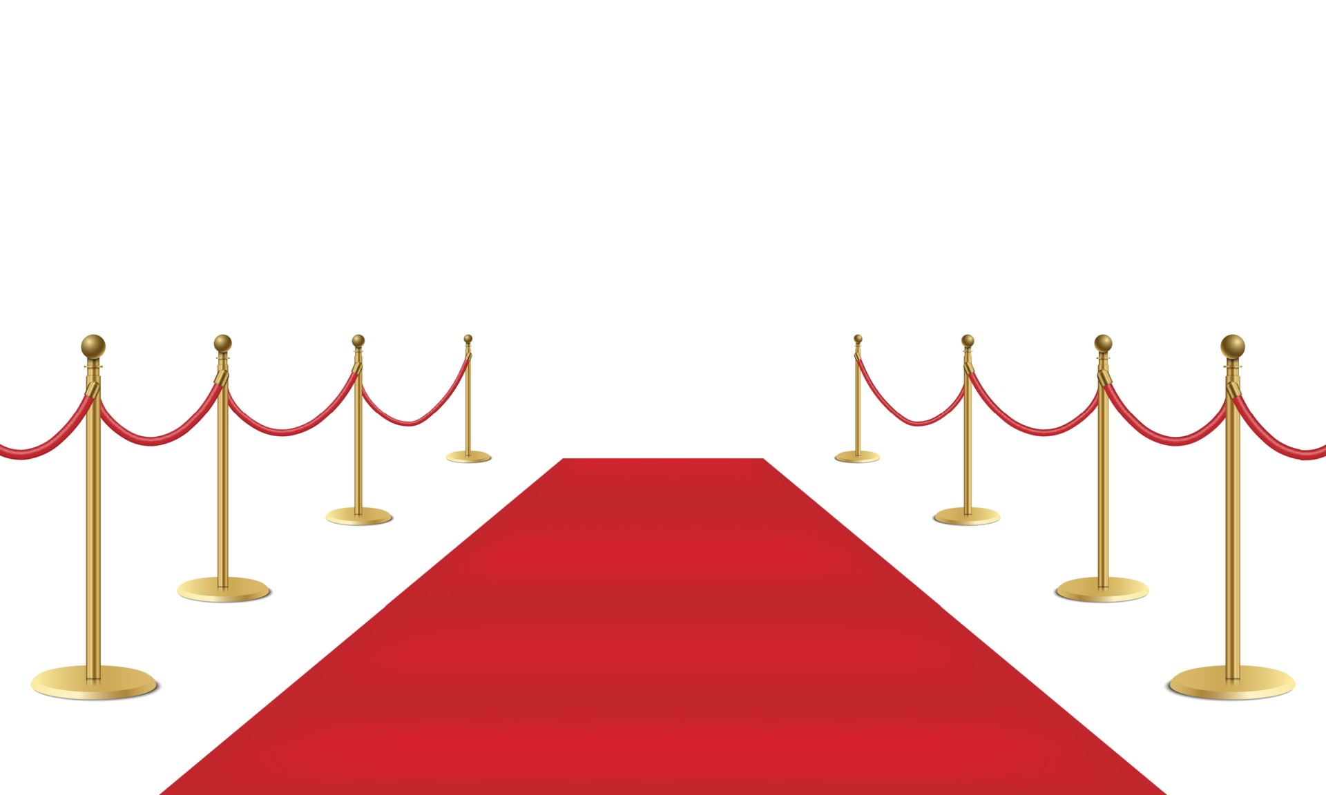 Với hình ảnh thảm đỏ sự kiện và rào chắn vàng trên nền trắng, bạn sẽ hiểu vì sao thảm đỏ được sử dụng cho các sự kiện quan trọng. Nền thảm đỏ tạo ra không gian trang trọng và đầy phong cách. Hãy xem hình này để cảm nhận được vẻ đẹp độc đáo của chiếc thảm đỏ này.