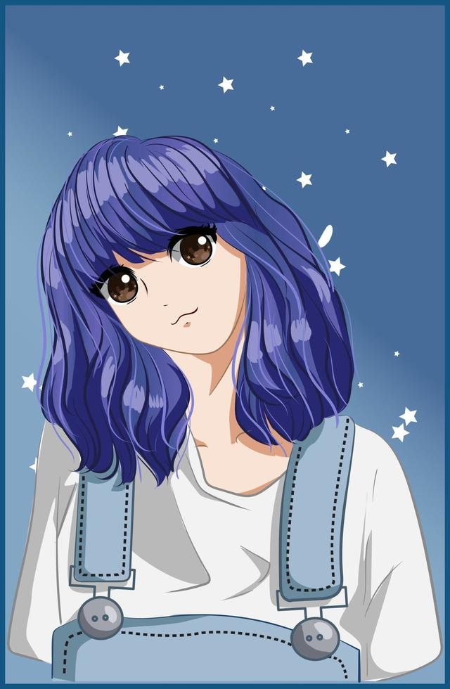 HD wallpaper: anime, anime girls, short hair, violet hair, maiya hisau,  Fate/Zero | Wallpaper Flare