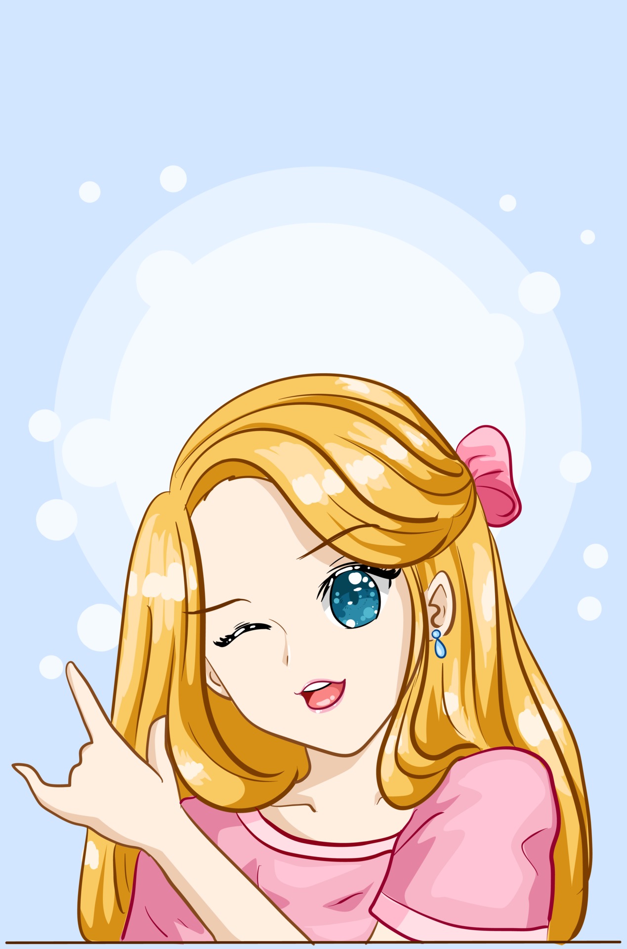 beautiful and princess yellow long hair 3226587 Vector Art at Vecteezy