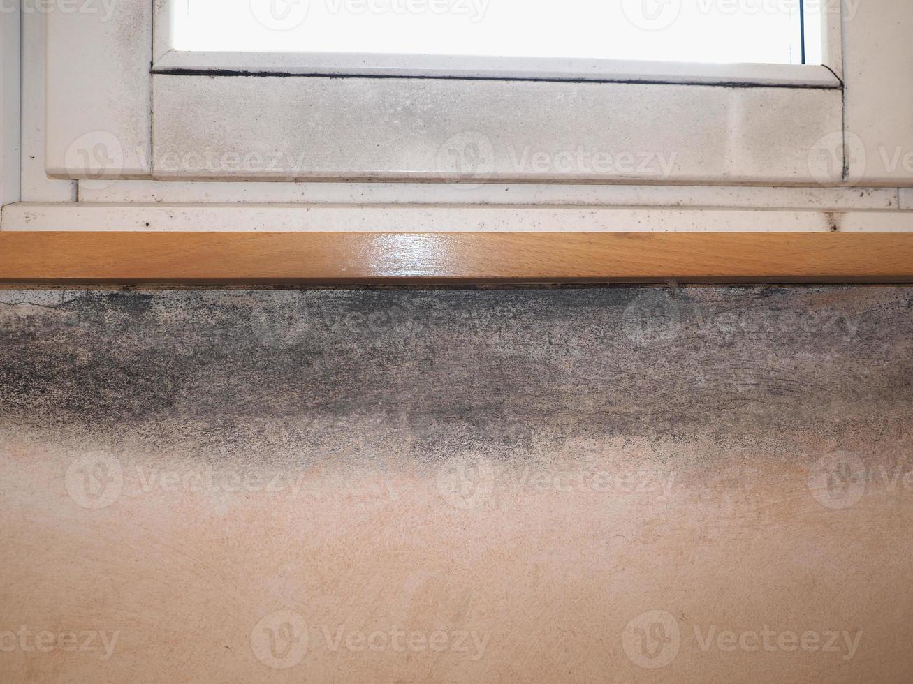 Dampness moisture on wall photo