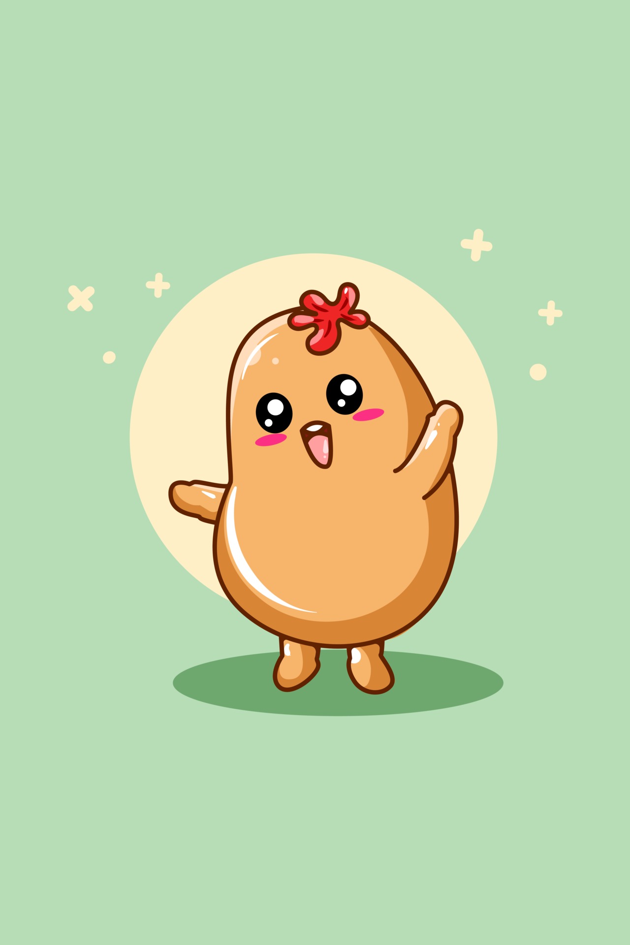 Cute potato | Sticker