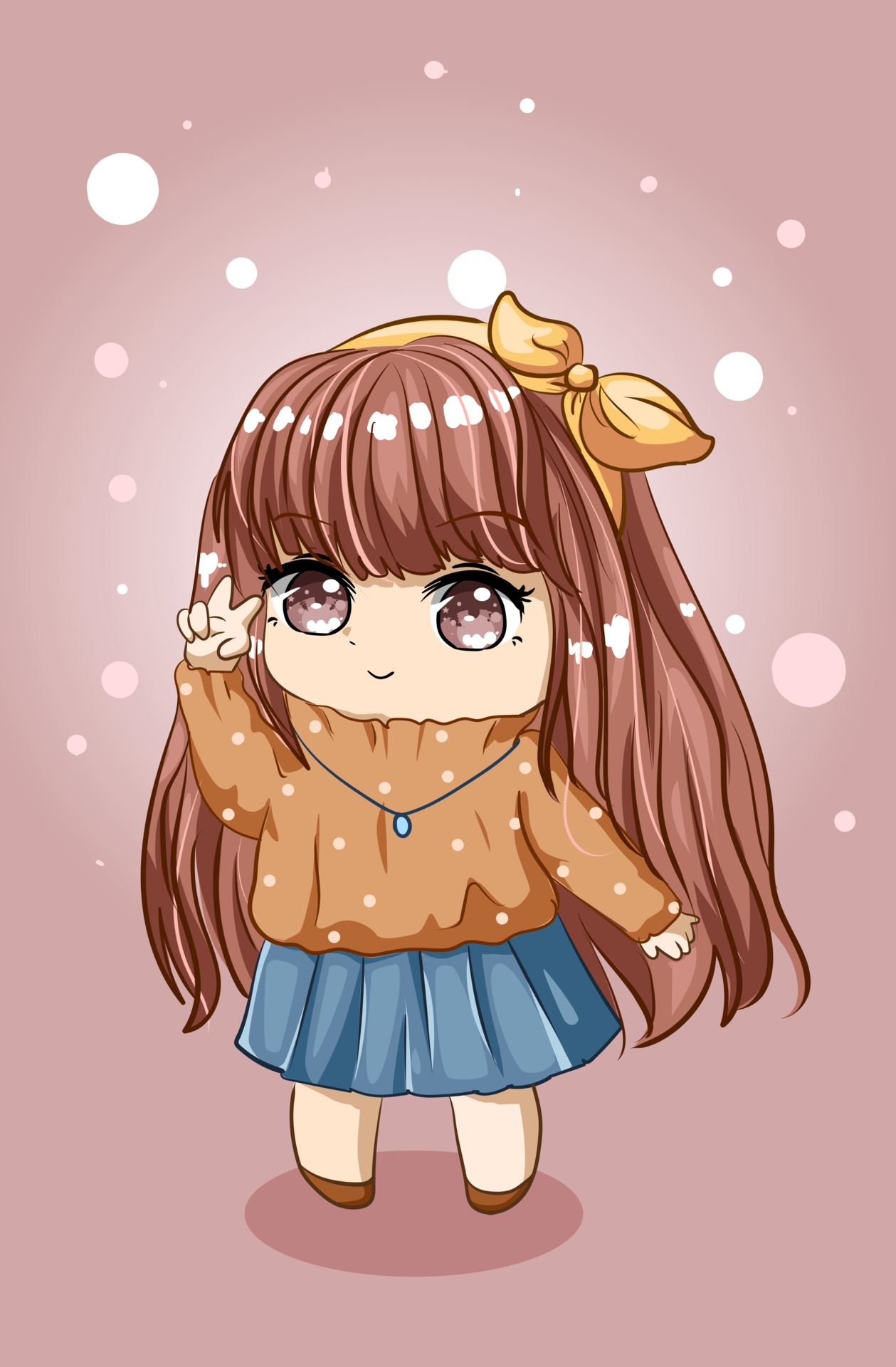 Cute and beautiful little girl with long brown hair cartoon 3227066 Vector Art at Vecteezy Cute and beautiful little girl with long brown hair cartoon 3227066 Vector Art at Vecteezy