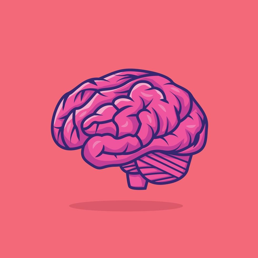 human brain vector stock illustration, human brain isolated design ...