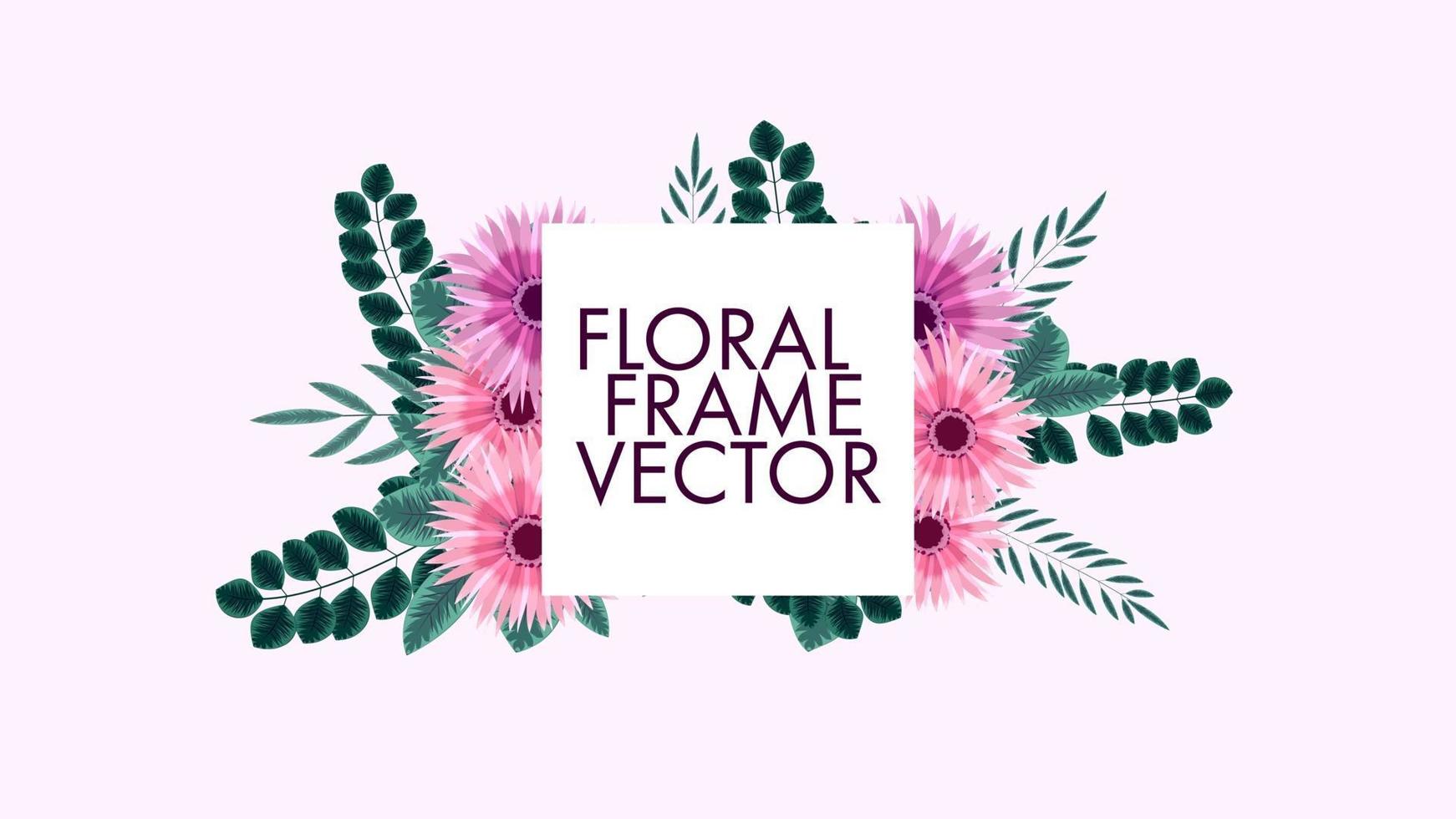 Luxurious colorful floral frames background label sale price invites vector