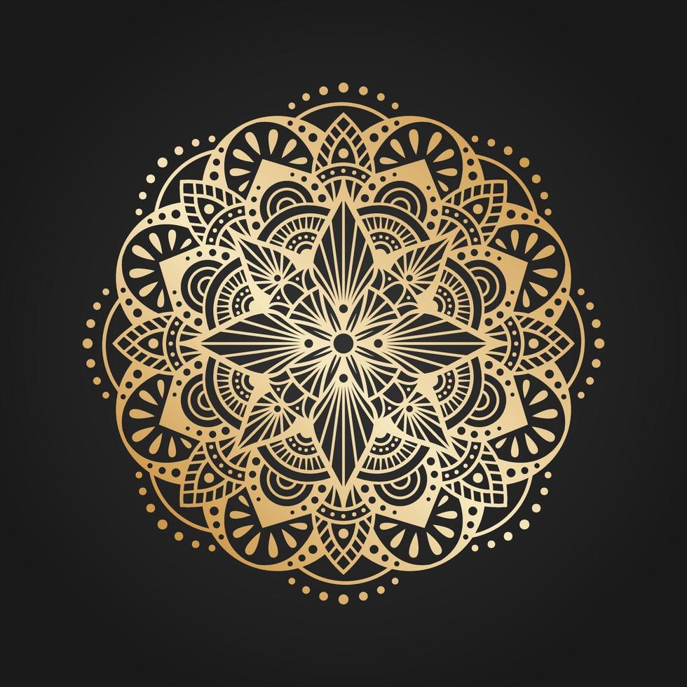 Luxury mandala background vector