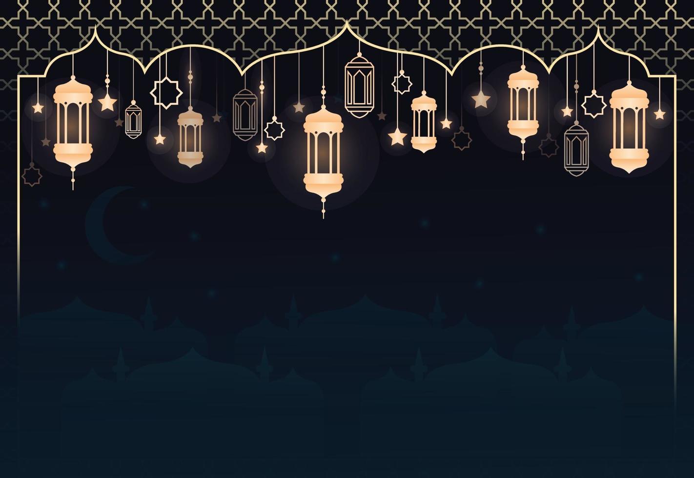 Ramadhan kareem background design vector