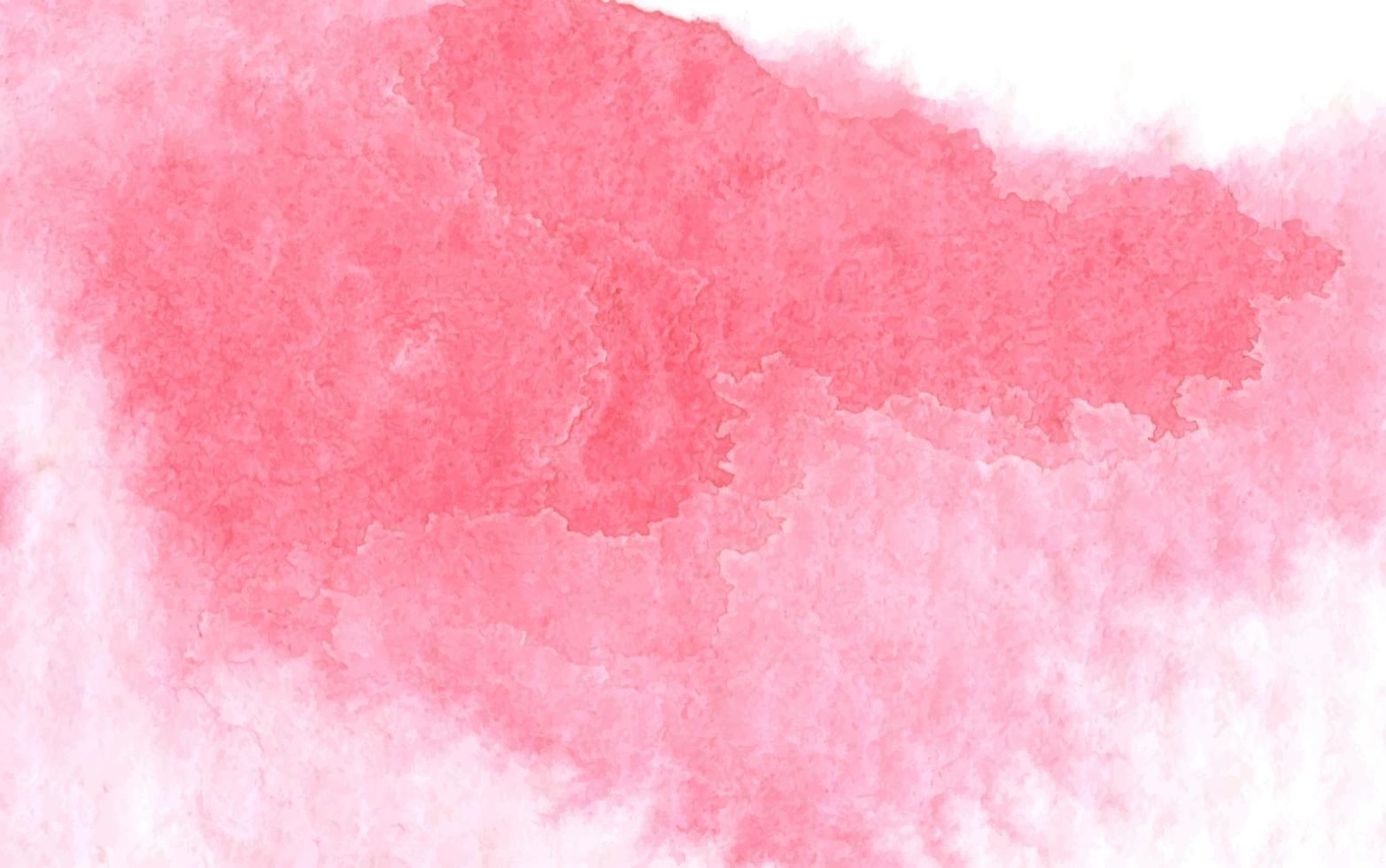 Pink stains on textured paper. Abstract watercolor background. vector