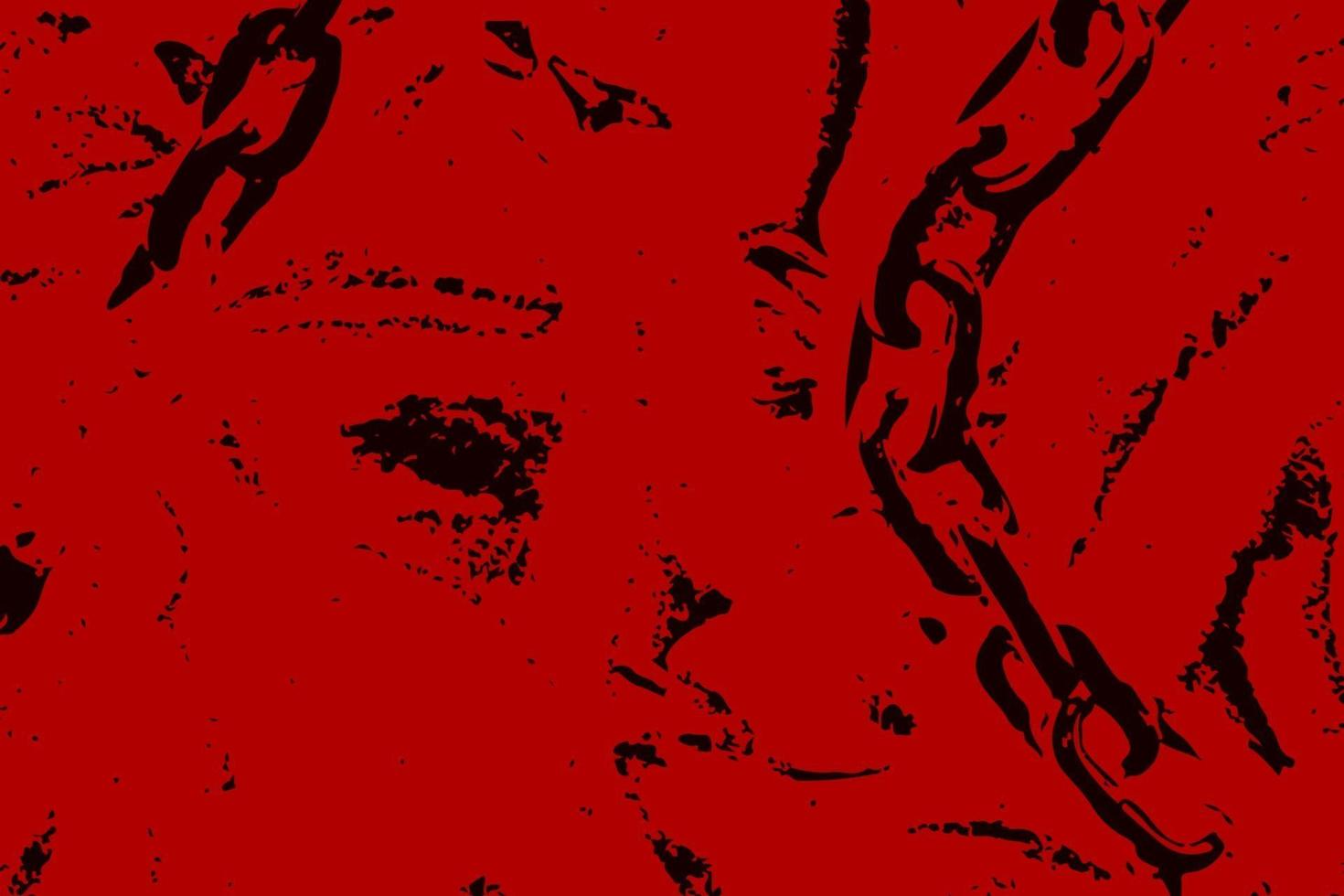 fondo de halloween. cadena con fondo rojo oscuro. vector