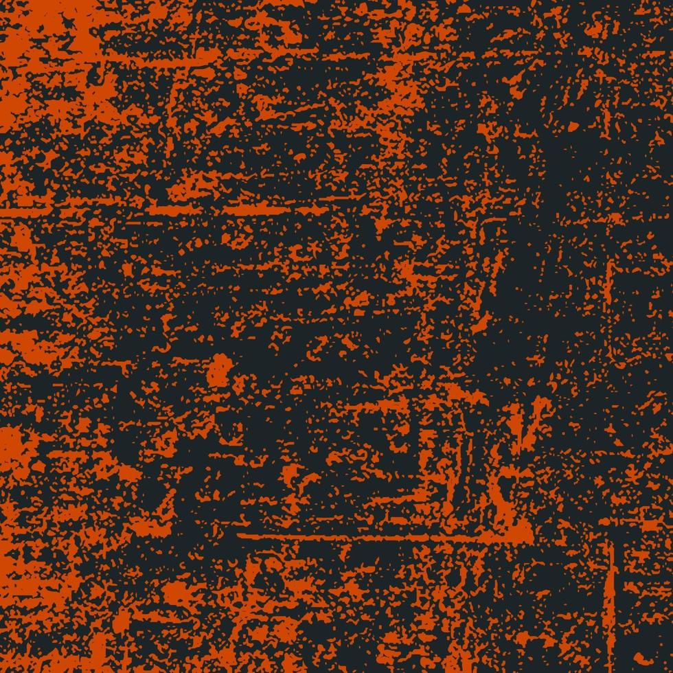Fondo negro y naranja con textura grunge halloween vintage. vector