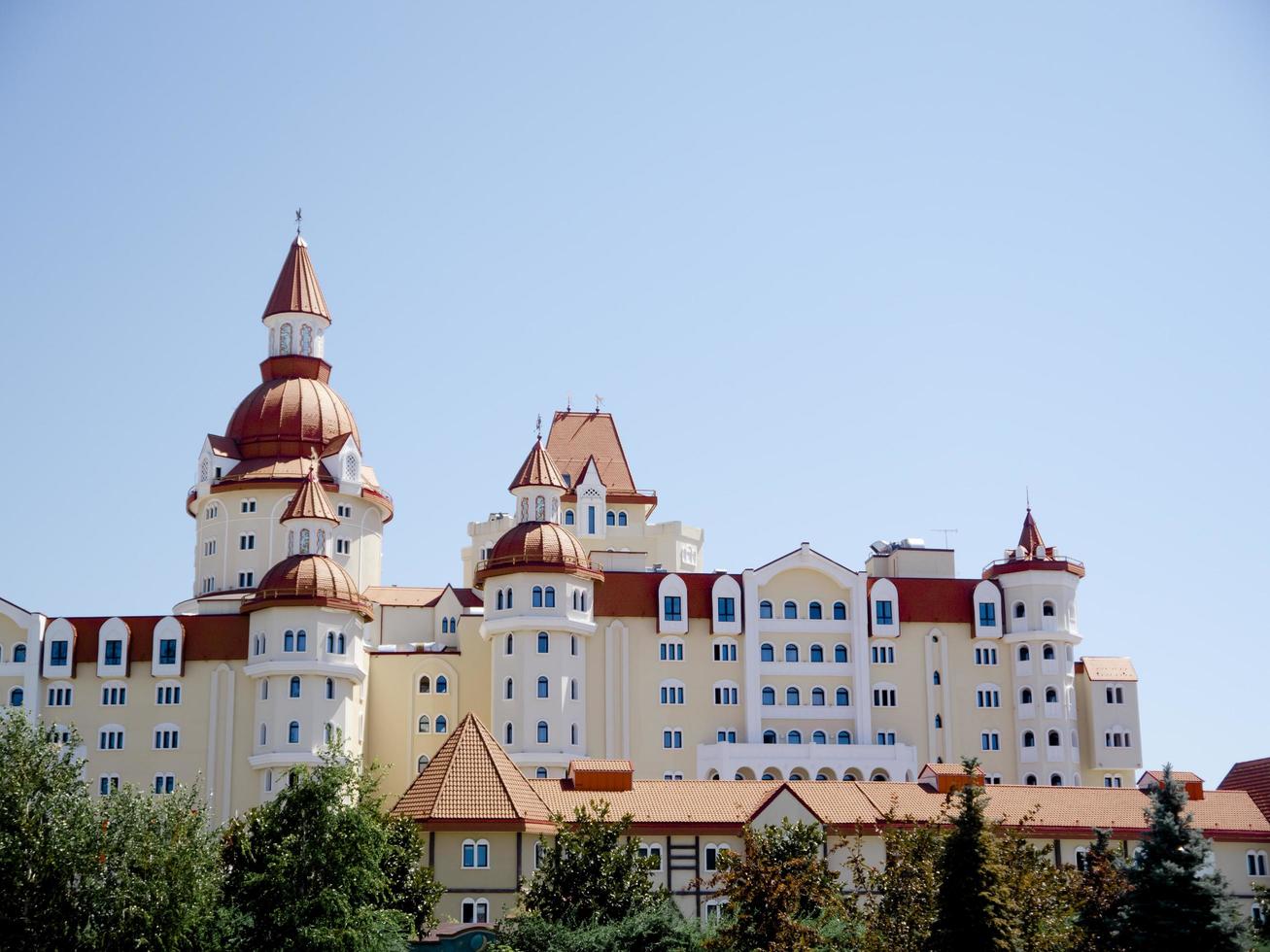 Adler, Russia - August 2019 - Hotel Bogatyr in Adler city photo
