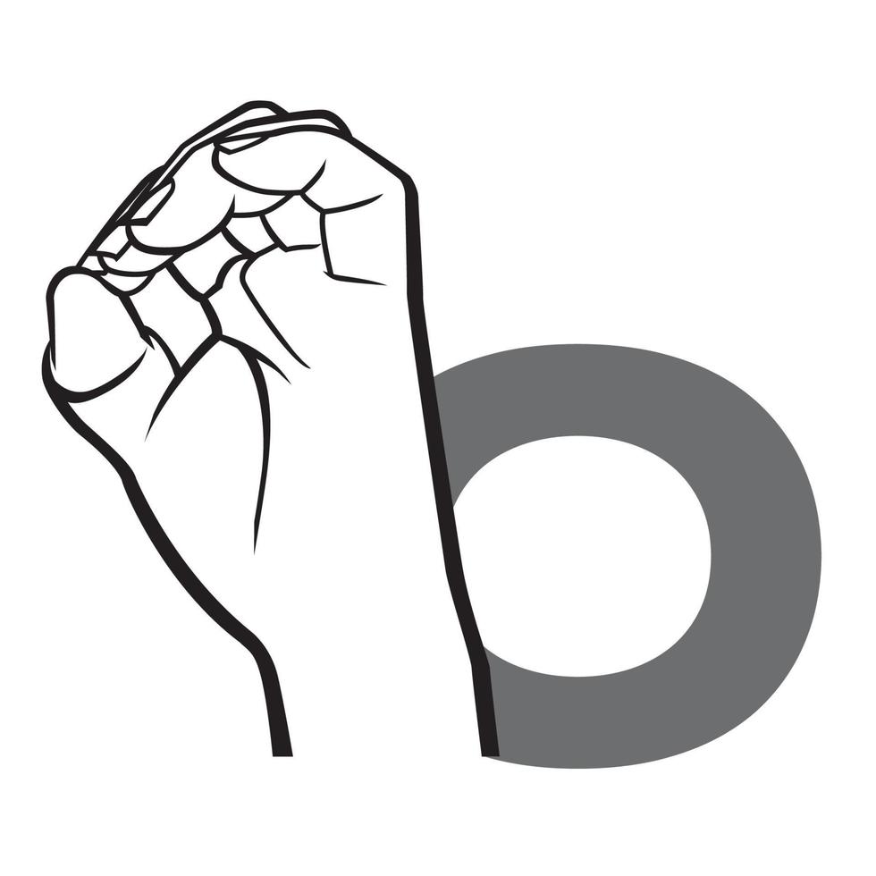 O Sign Language Sign Language And The Alphabet,The Letter O Stock