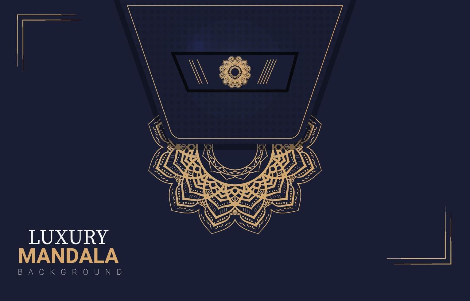 Luxury Mandala design. vector