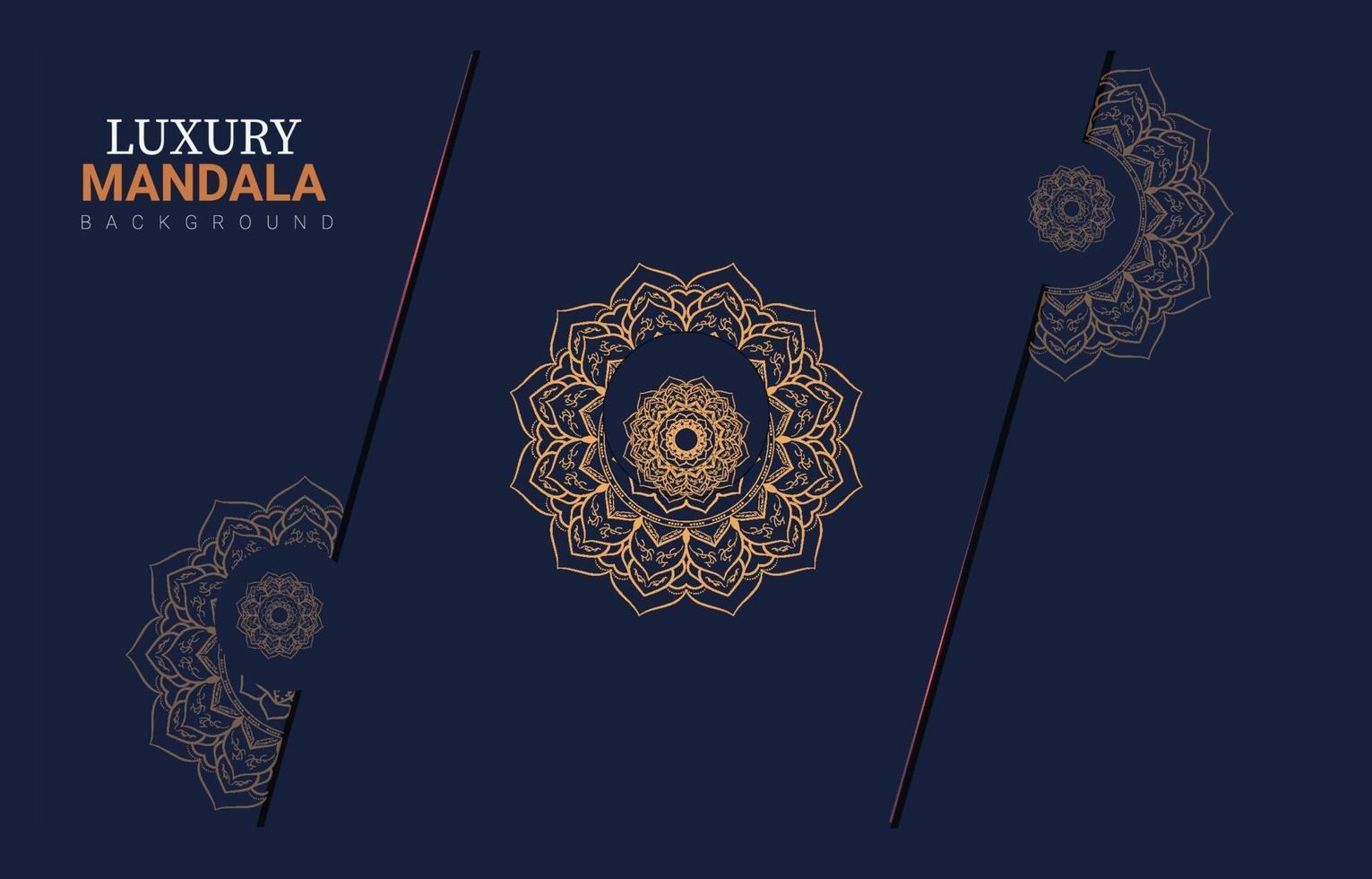 Luxury Mandala design. vector