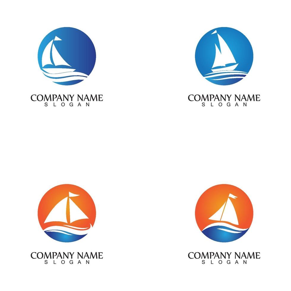 ocean cruise linear ship silhouette simple linear logo-vector vector