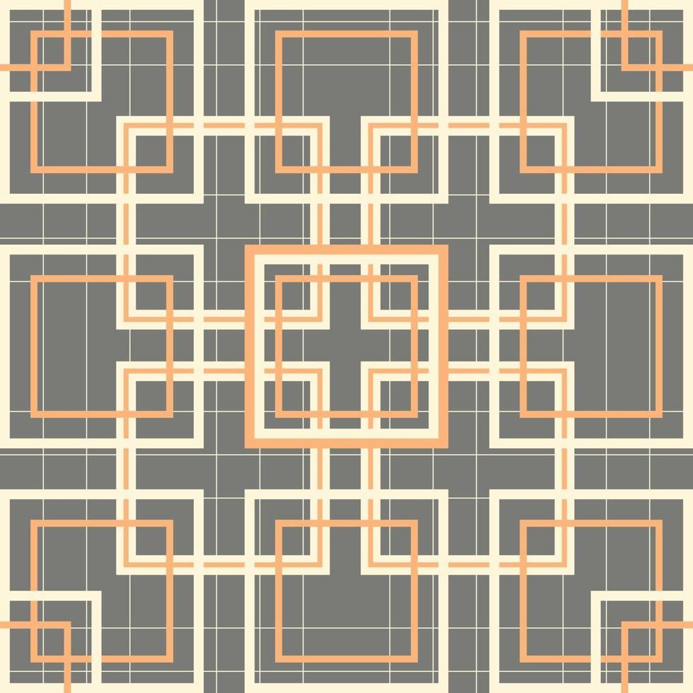 otoño en gris, naranja y blanco en patrones geométricos sin fisuras vector