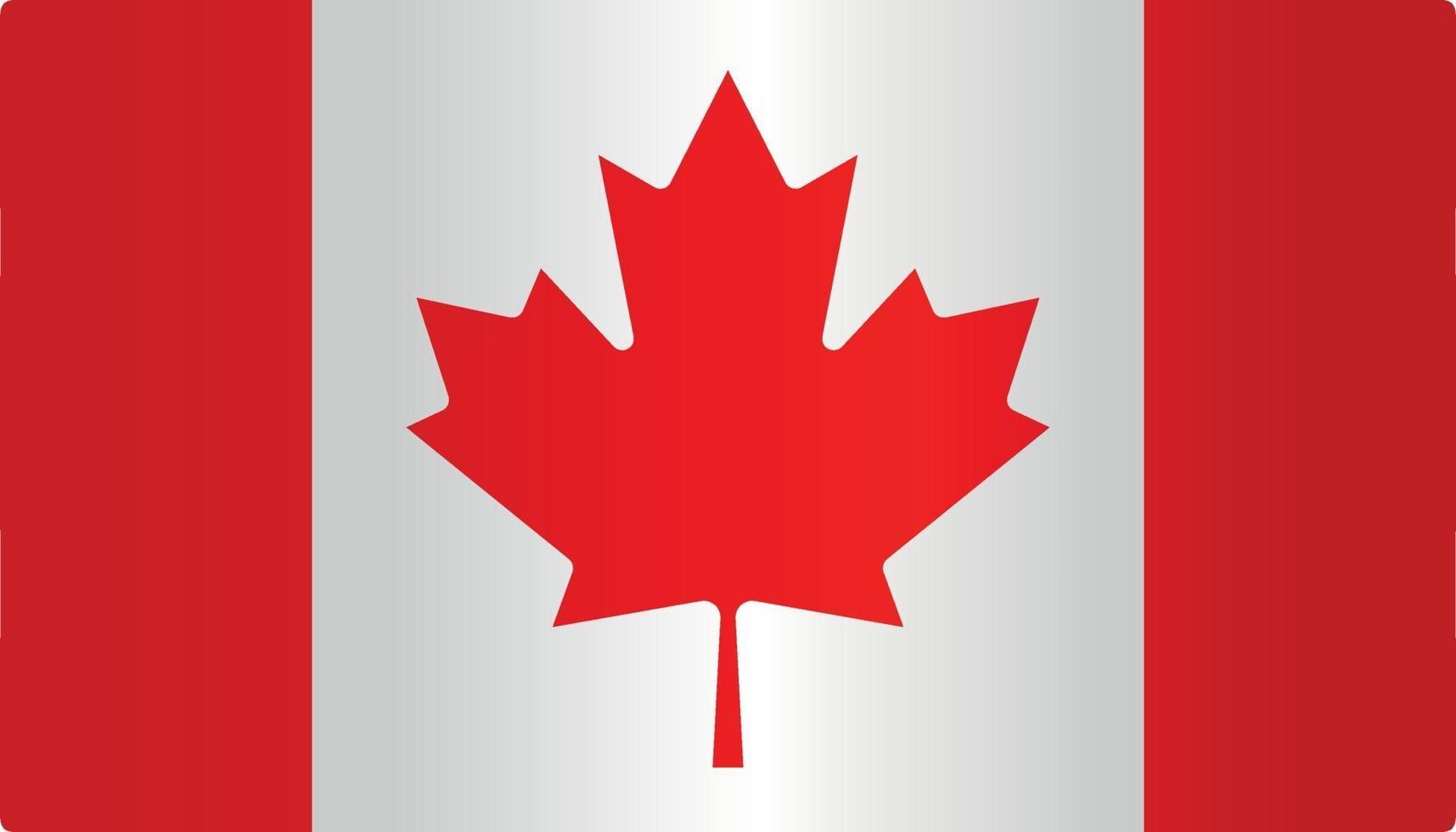 canada country flag symbol flat vector with gradient color